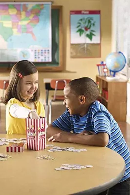 картинка Развивающая игрушка "Весёлый попкорн. Слова"  (100 элементов, англ.яз.) от магазина снабжение школ