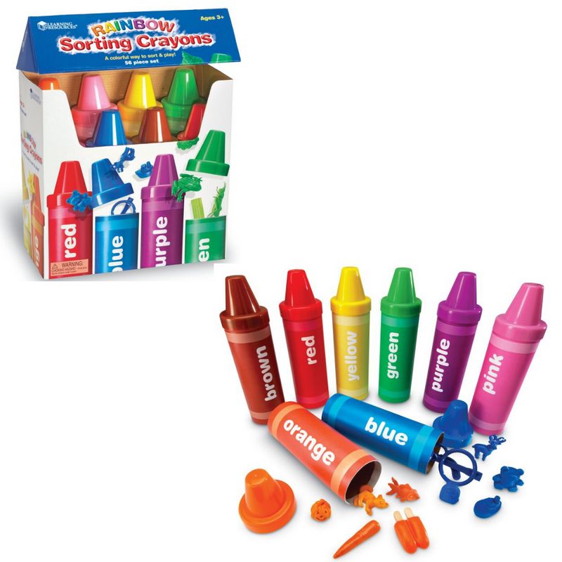 картинка Набор для сортировки "Радужные карандаши"  (56 элементов) от магазина снабжение школ