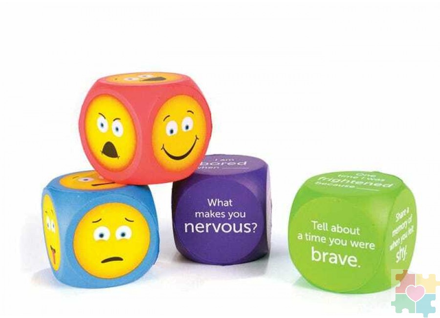 картинка Игрушечные кубики "Расскажи историю. Эмоции", английский язык (4 элемента, англ.яз.) от магазина снабжение школ
