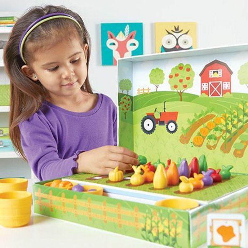 картинка Развивающая игрушка "Выращиваем овощи"  (46 элементов) от магазина снабжение школ