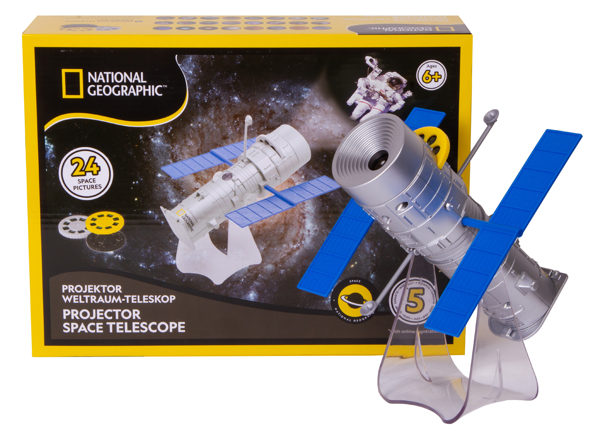 картинка Проектор-ночник Bresser National Geographic «Космический телескоп» от магазина снабжение школ