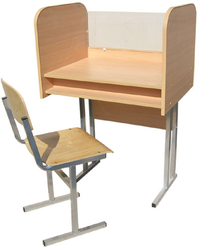 картинка Стол ученический для кабинета иностранного языка (р. гр. №4-6) от магазина снабжение школ