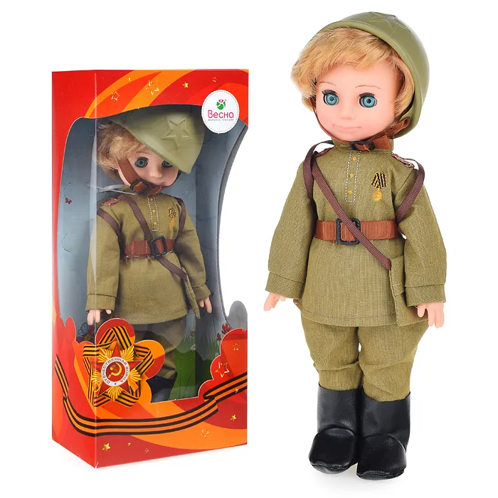 картинка Кукла Пехотинец в каске от магазина снабжение школ