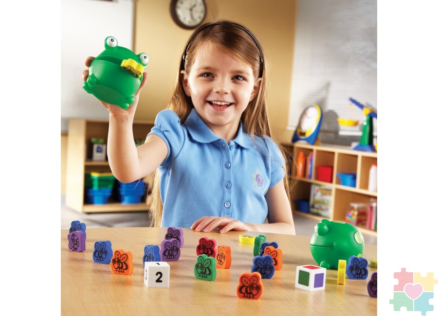 картинка Развивающая игрушка "Накорми лягушку" (65 элементов) от магазина снабжение школ
