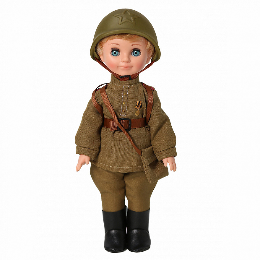 картинка Кукла Пехотинец в каске от магазина снабжение школ
