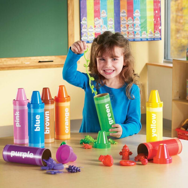 картинка Набор для сортировки "Радужные карандаши"  (56 элементов) от магазина снабжение школ