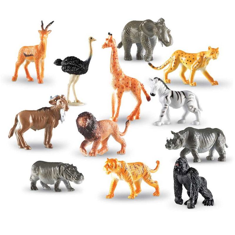 картинка Развивающая игрушка "Фигурки для счета. Животные джунглей" (60 элементов) от магазина снабжение школ
