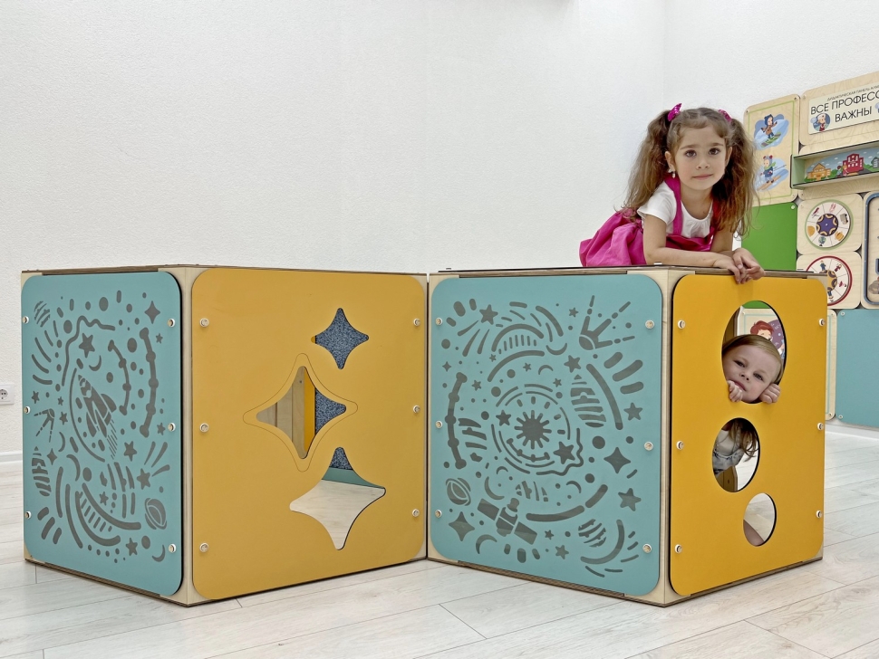 картинка Модульные игровые домики «Сотикум» (4 модуля) от магазина снабжение школ