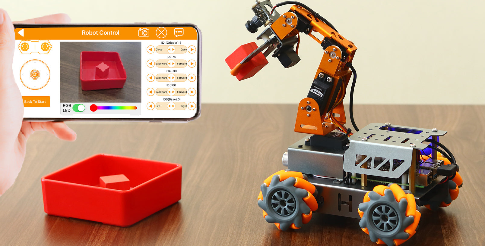 картинка Образовательный набор для изучения мобильных робототехнических систем с возможностью машинного обучения "Мастер ИН". Продвинутый уровень от магазина снабжение школ