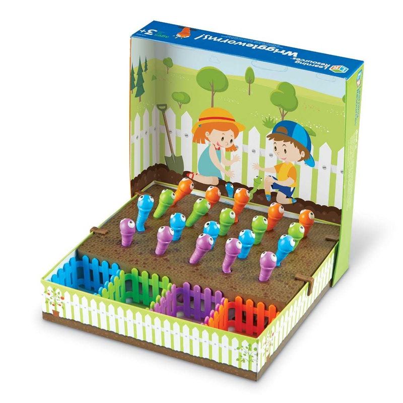 картинка Развивающая игрушка "Непослушные червячки"  (5-в-1, 47 элементов) от магазина снабжение школ