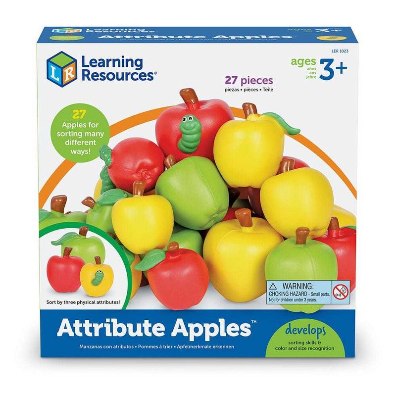 картинка Развивающая игрушка  "Яблочные признаки"  (27 элементов) от магазина снабжение школ