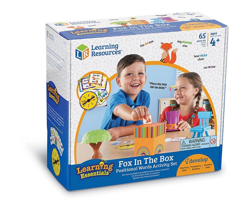 картинка Развивающая игрушка  "Лисичка в коробочке с карточками" (65 элементов) от магазина снабжение школ