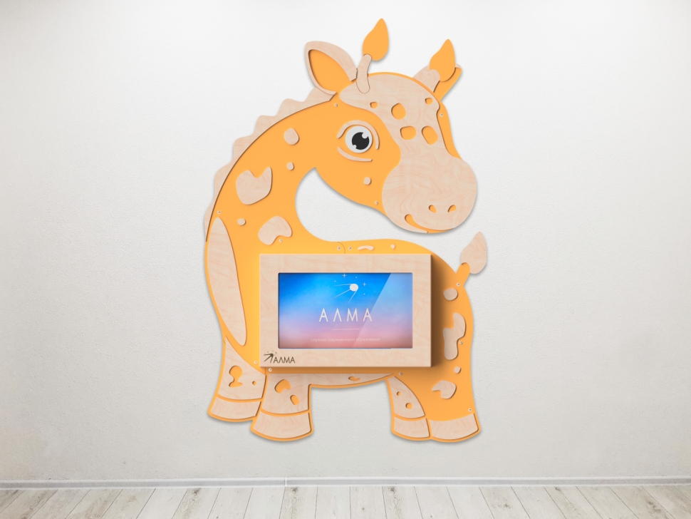 картинка «Жираф» - Декоративная сенсорная панель 32" от магазина снабжение школ