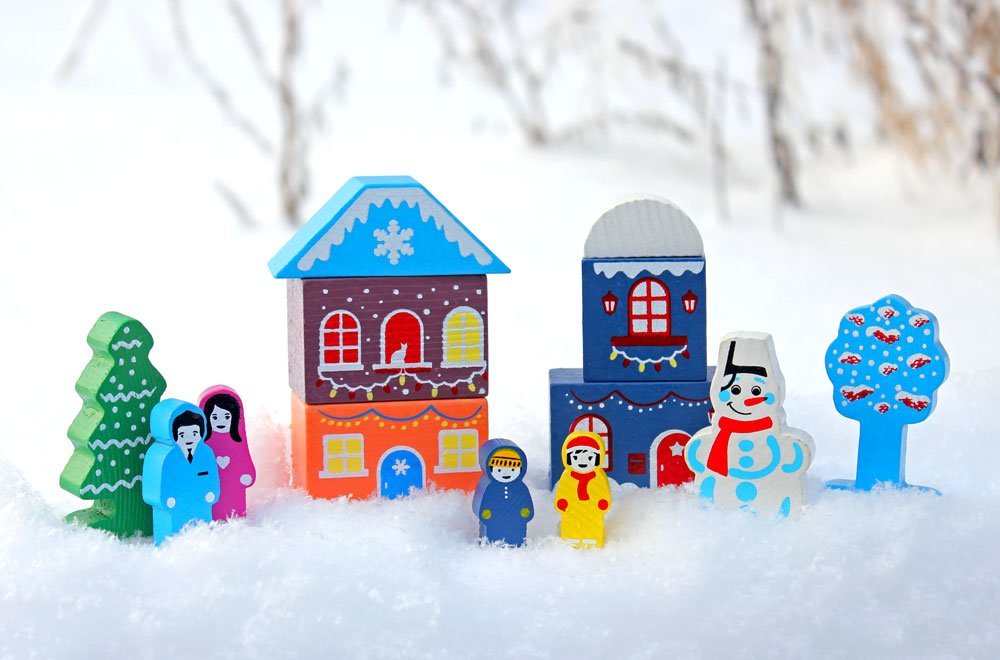 картинка НГ Цветной городок "Зима" от магазина снабжение школ