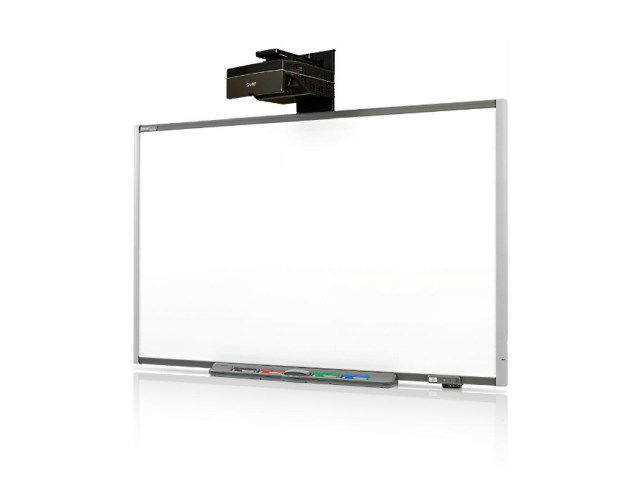 картинка Интерактивная доска SMART Board 685 с проектором Smart UX80, панелью управления ЕСР и креплением от магазина снабжение школ