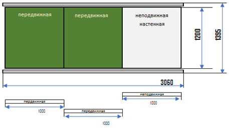 картинка Подвесная рельсовая система Doors 1.1 (2-х рядные) от магазина снабжение школ