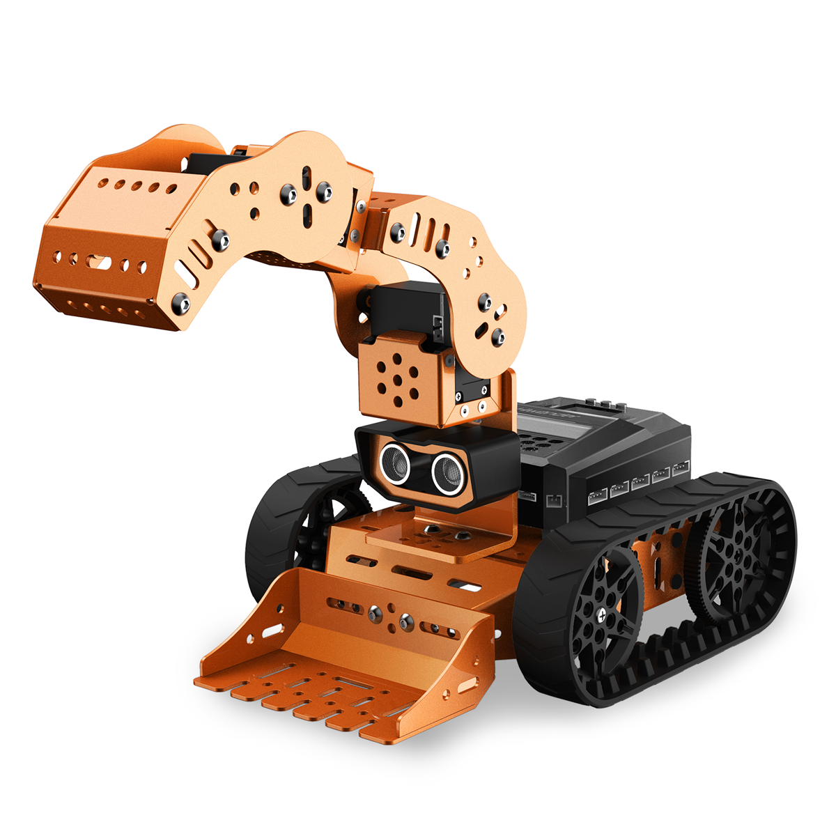 картинка Гусеничный робот Конструктор для сборки механических моделей с камерой технического зрения Qdee от магазина снабжение школ