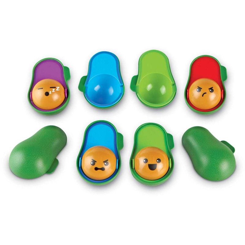 картинка Развивающая игрушка "Эмоции с авокадо"  (9 элементов) от магазина снабжение школ