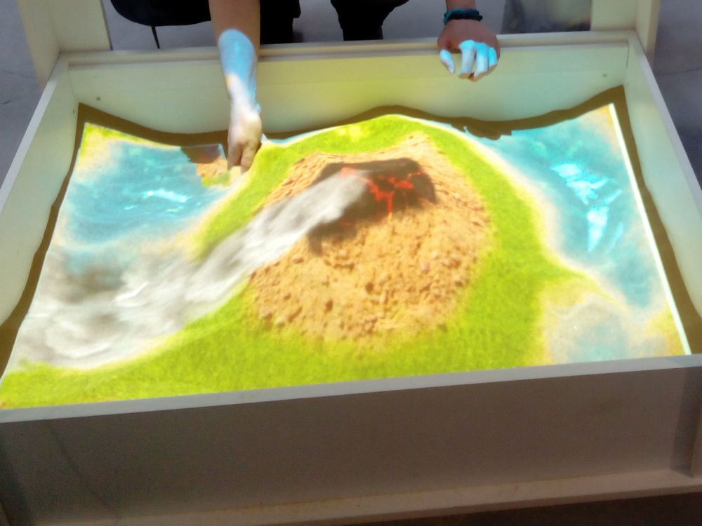 картинка Интерактивная песочница "Полянка" от магазина снабжение школ