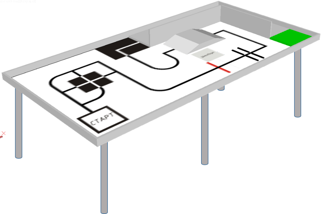 Тренировочный комплект (стол, поля, горка) «Икар» ikr. Тренировочный комплект по робототехнике (стол 120*120 см, поля, горка). Стол для робототехники Уникум. Стол для соревнований по робототехнике.