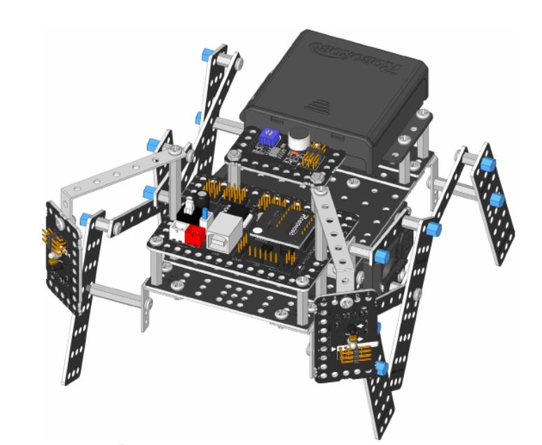 картинка Ресурсный набор Robo Kit 3-4 для изучения шагающих роботов и STEM технологий к набору Robo kit 1 от магазина снабжение школ