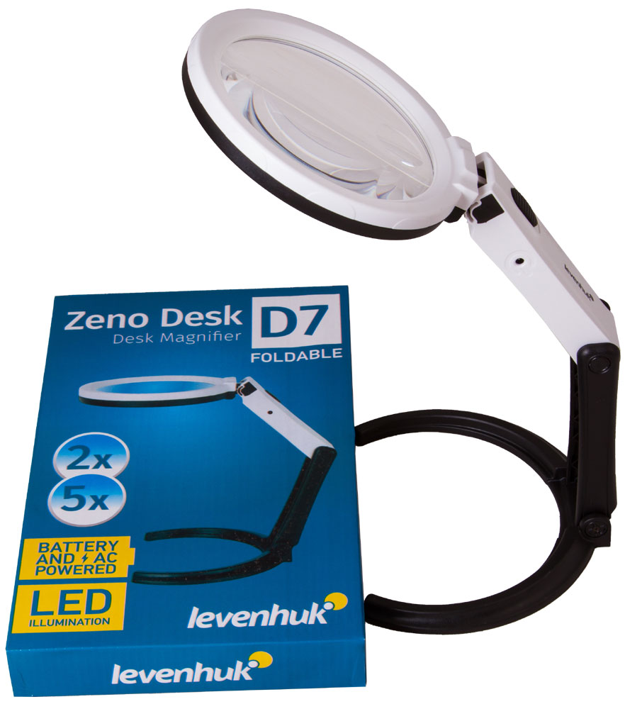 картинка Лупа настольная Levenhuk Zeno Desk D7 от магазина снабжение школ
