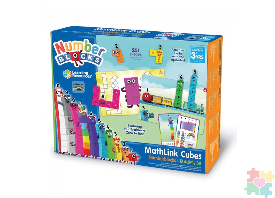 картинка "Соединяющиеся кубики. Математические связи .Numberblocks", с карточками (251 элементов) от магазина снабжение школ