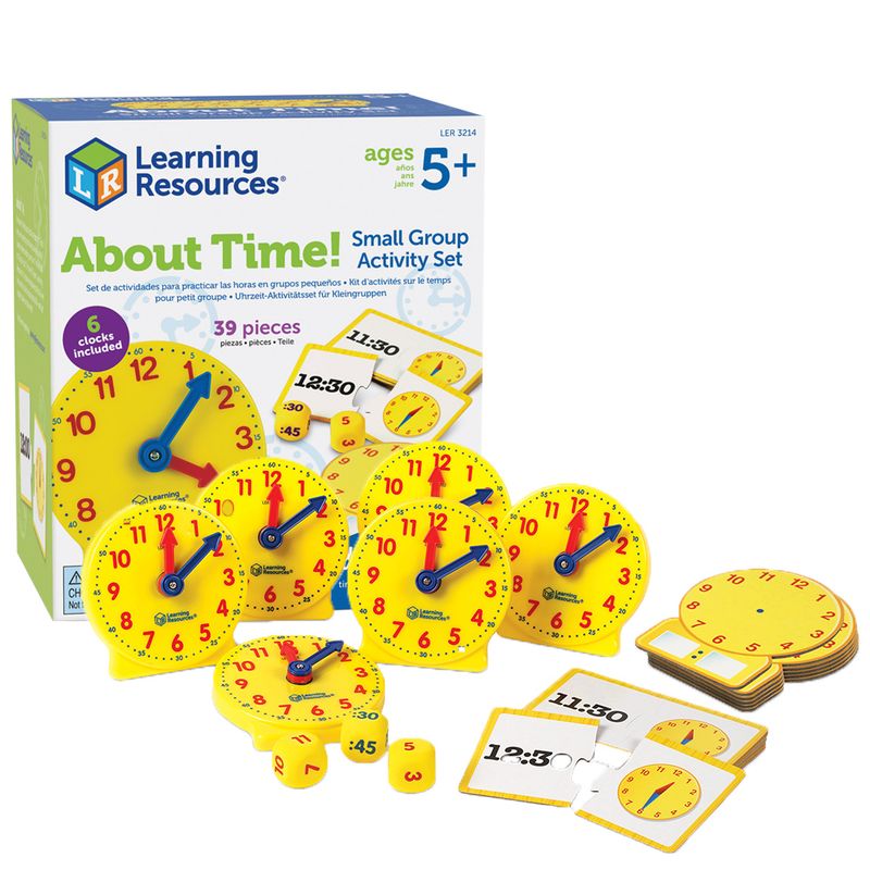 картинка "Развивающая игрушка "Учимся определять время. Большой набор" (6 элементов) от магазина снабжение школ
