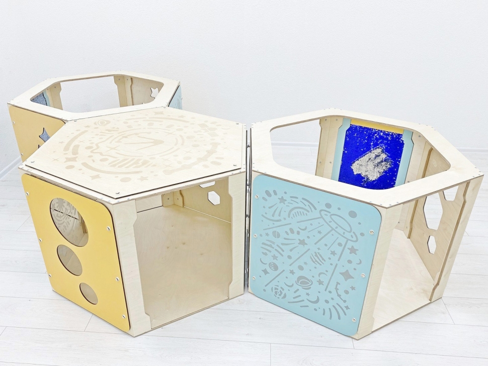 картинка Модульные игровые домики «Сотикум» (3 модуля) от магазина снабжение школ