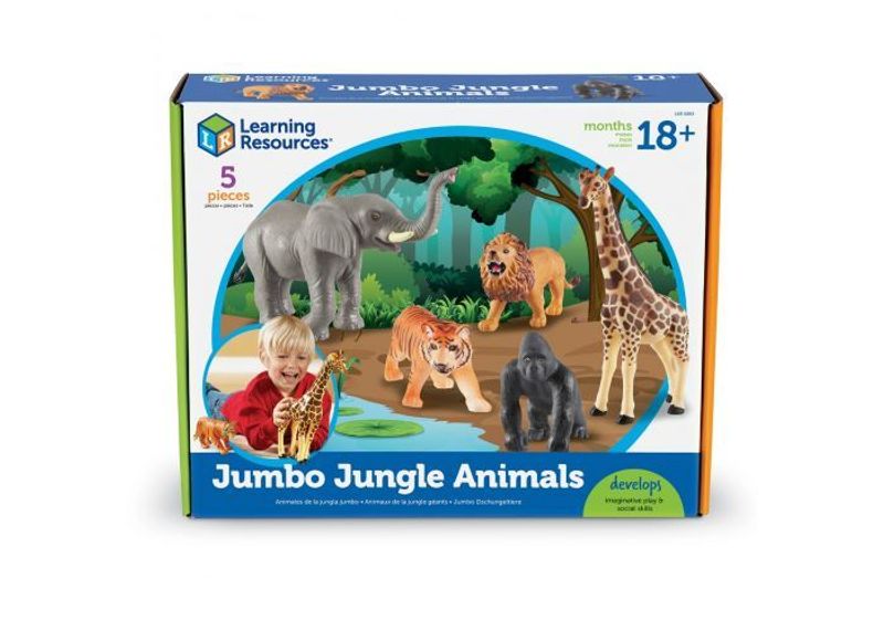 картинка Развивающая игрушка «Животные джунглей» (5 элементов) от магазина снабжение школ