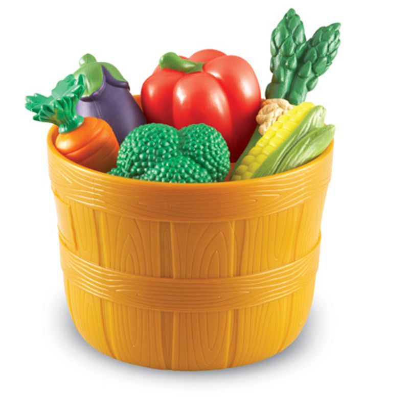 картинка Развивающая игрушка «Овощи в ведерке» (серия New Sprouts, 10 элементов) от магазина снабжение школ