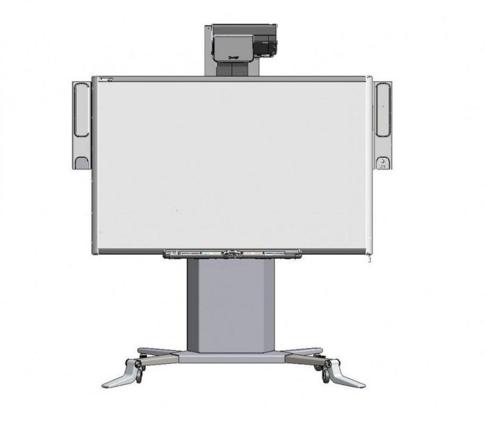 картинка Мобильная напольная стойка с регулируемой высотой для интерактивных систем UX от магазина снабжение школ