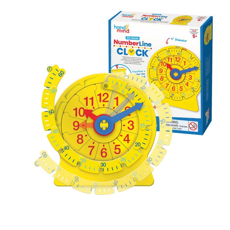 картинка Развивающая игрушка "Учимся определять время. Часовой пазл" (малый, 1 элемент) от магазина снабжение школ