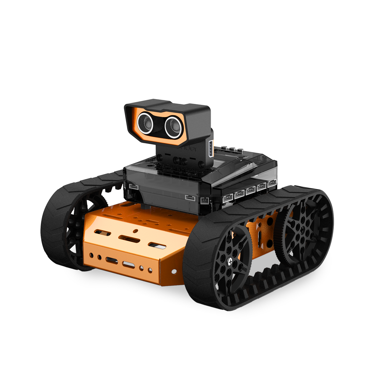 картинка Гусеничный робот Qdee для сборки механических моделей с камерой технического зрения от магазина снабжение школ