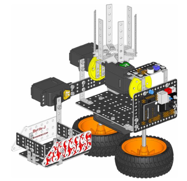 картинка Ресурсный набор Robo Kit 3-4 для изучения шагающих роботов и STEM технологий к набору Robo kit 1 от магазина снабжение школ