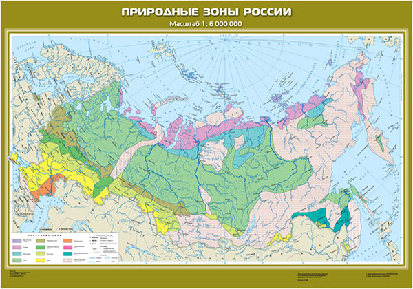 картинка Природные зоны России интернет-магазина Edusnab все для образовательного процесса