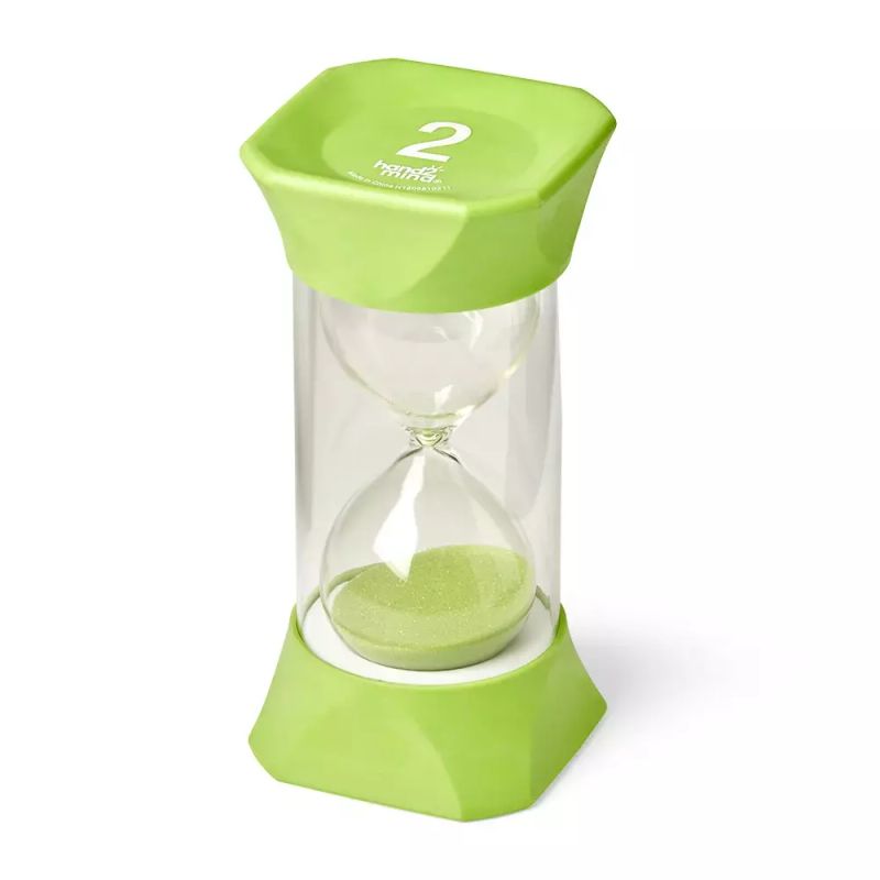 картинка Развивающая игрушка "Песочные часы. 2 минуты" (Гигантский таймер, зеленый) от магазина снабжение школ