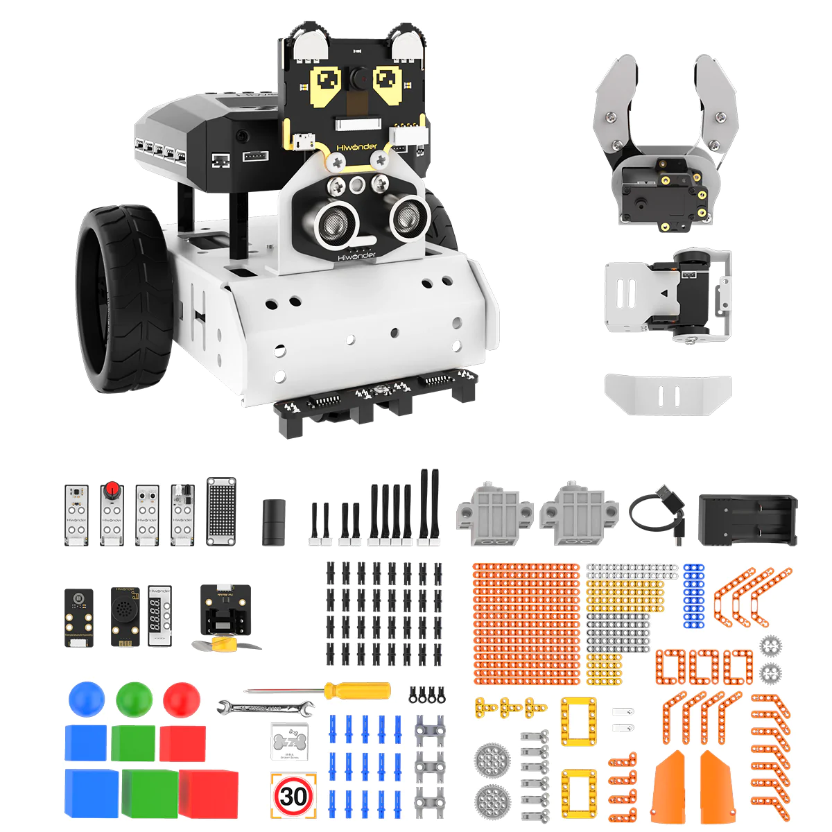 картинка Базовый робототехнический набор для конструирования, изучения электроники и микропроцессоров и информационных систем и устройств "Айва" от магазина снабжение школ