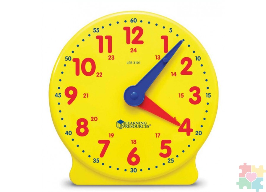 картинка Развивающая игрушка "Учимся определять время. Игрушечные часы"  (малые, 1 элемент) от магазина снабжение школ