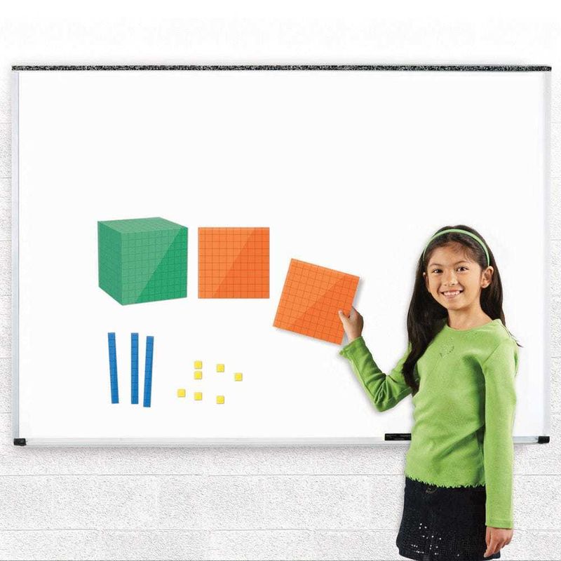 картинка Развивающая игрушка "Магнитные десятичные блоки"  (демонстрационный материал, 112 элементов) от магазина снабжение школ