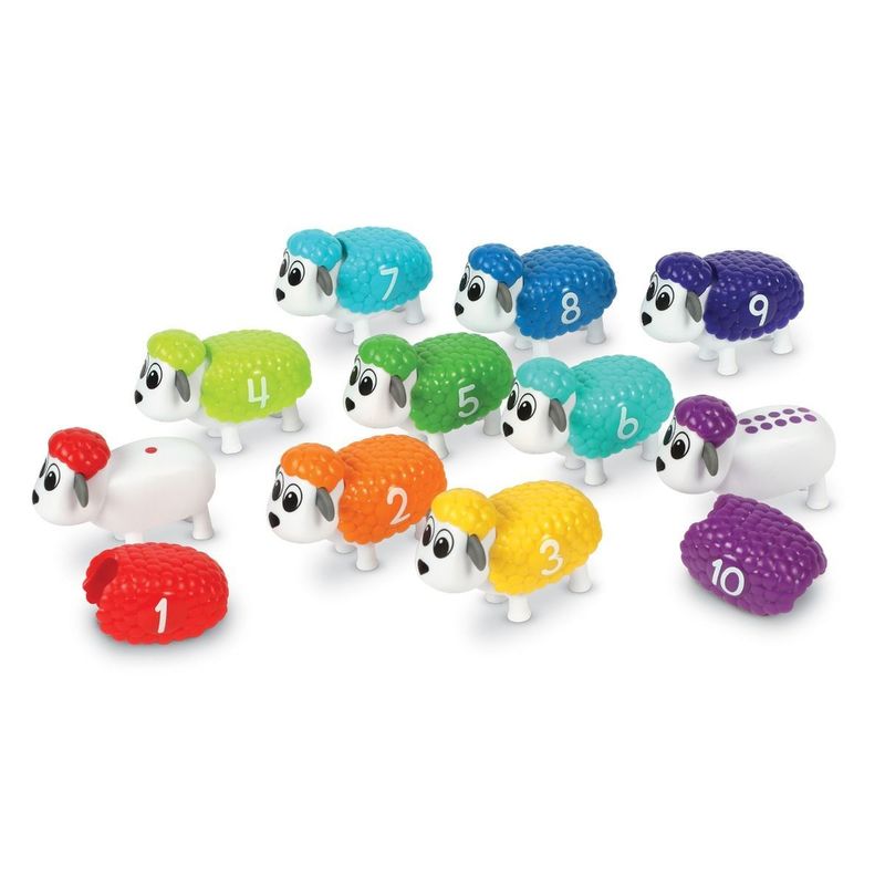 картинка Развивающая игрушка "Разноцветные овечки" (серия Snap-N-Learn, 20 элементов) от магазина снабжение школ