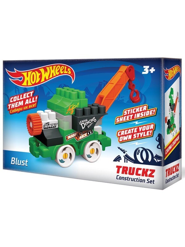 картинка Детский развивающий конструктор Bauer Hot Wheels Серия Truckz Blust 3+ от магазина снабжение школ