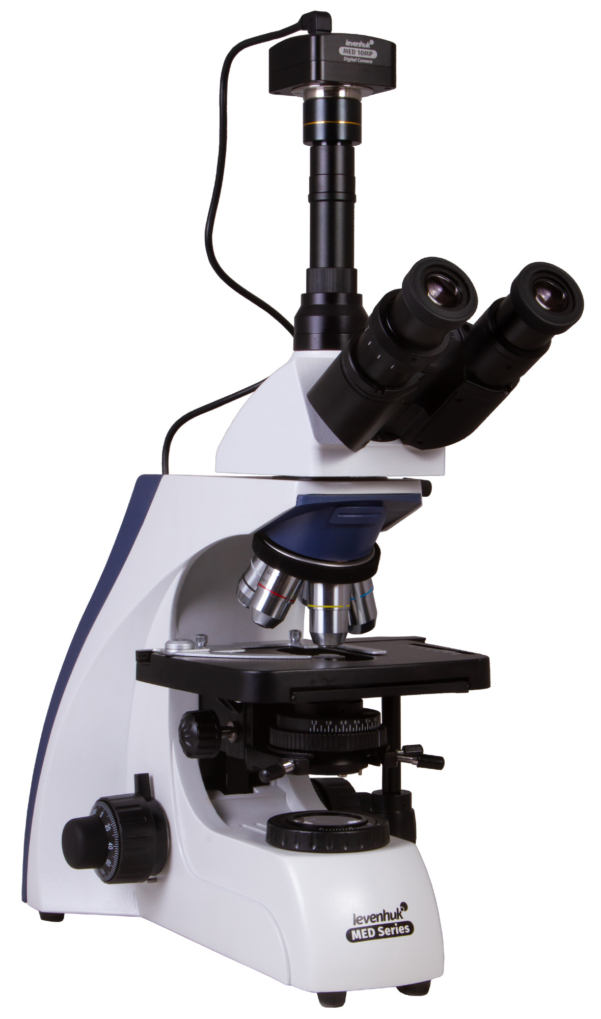 картинка Микроскоп цифровой Levenhuk MED D30T, тринокулярный от магазина снабжение школ