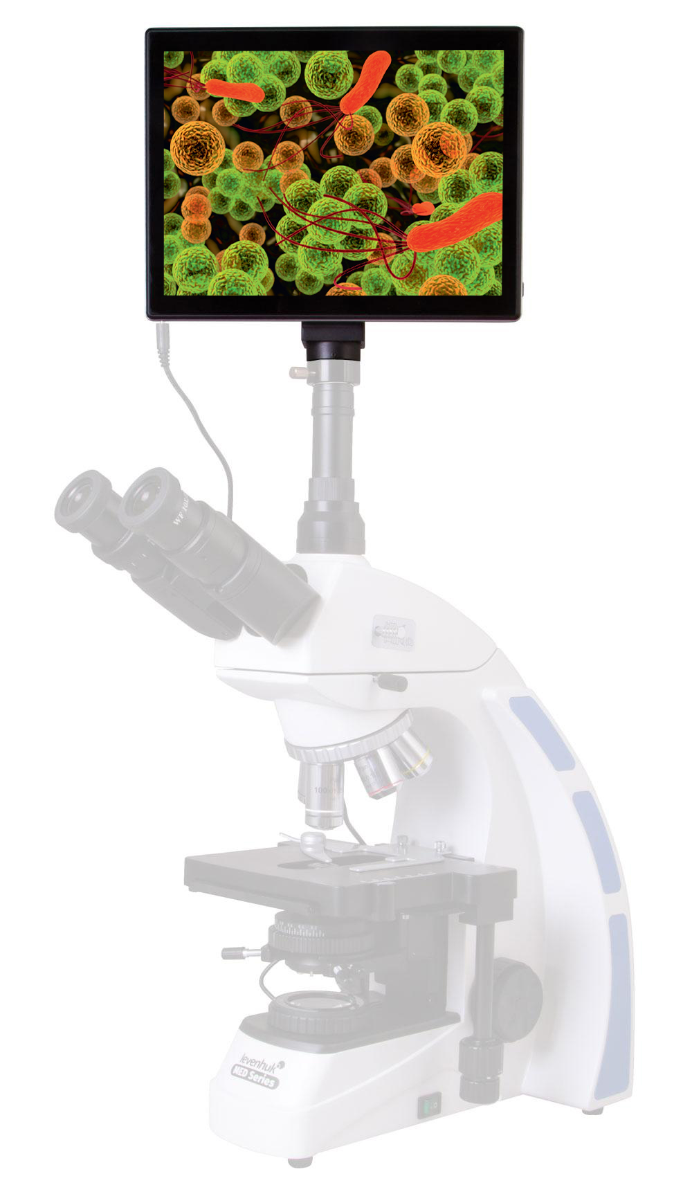 картинка Камера цифровая Levenhuk MED 5 Мпикс с ЖК-экраном 9,4" для микроскопов от магазина снабжение школ
