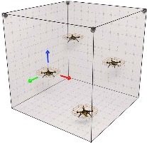 картинка Сетчатый куб  3х3х3м для тестовых полётов в защищённом пространстве от магазина снабжение школ
