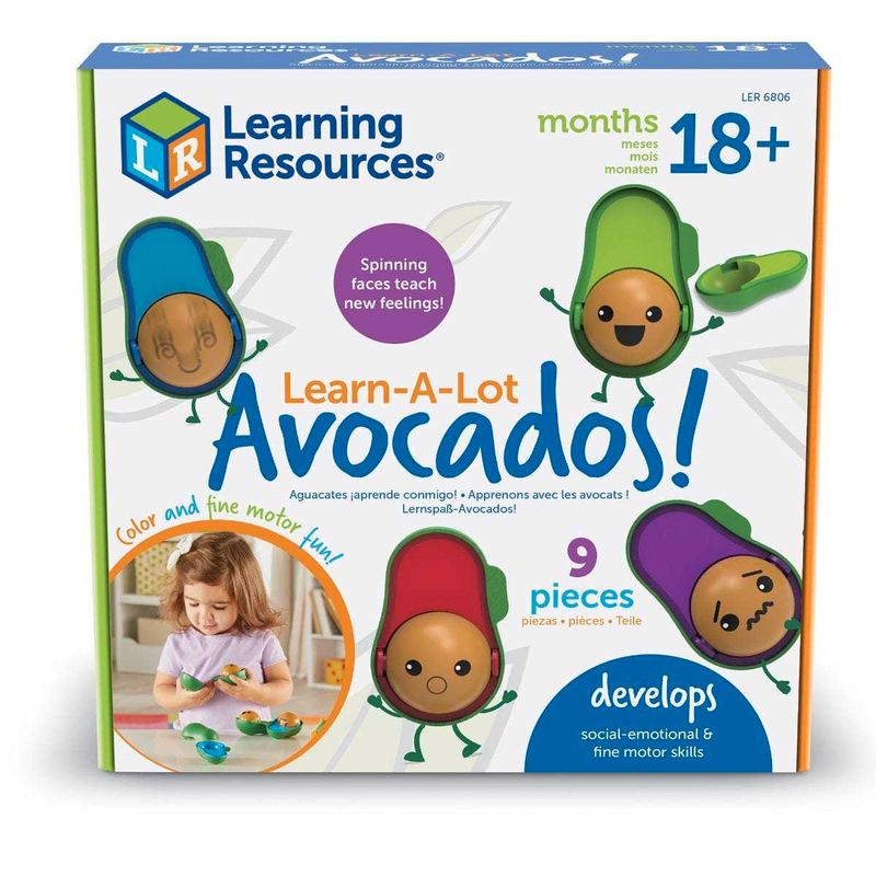 картинка Развивающая игрушка "Эмоции с авокадо" от магазина снабжение школ