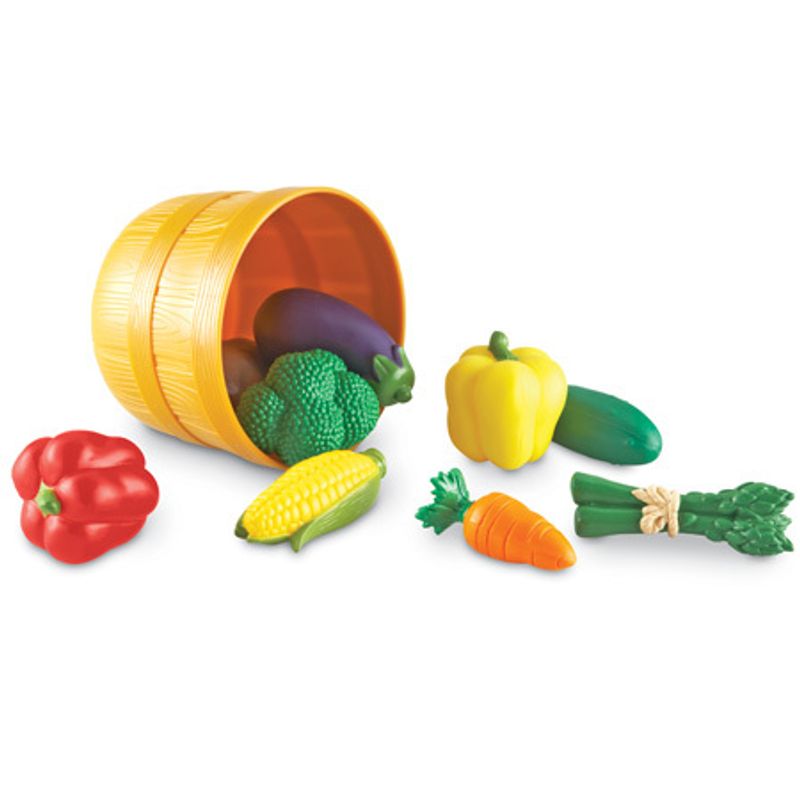 картинка Развивающая игрушка «Овощи в ведерке» (серия New Sprouts, 10 элементов) от магазина снабжение школ