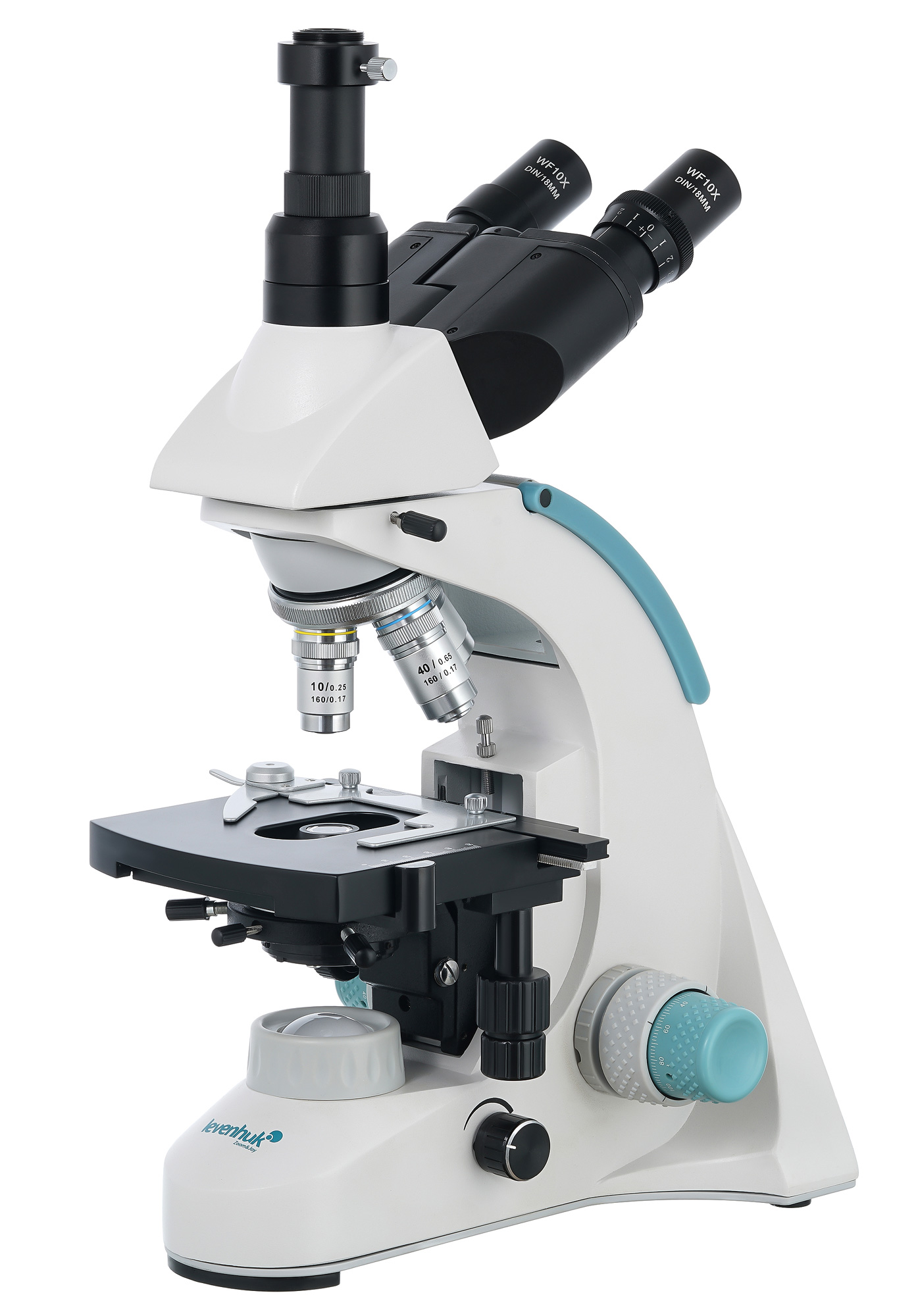 картинка Микроскоп цифровой Levenhuk D900T, 5,1 Мпикс, тринокулярный от магазина снабжение школ