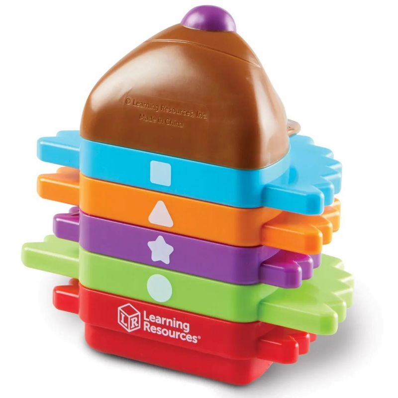 картинка Развивающая игрушка "Собери Ёжика Спайка" (пирамидка, 6 элементов) от магазина снабжение школ