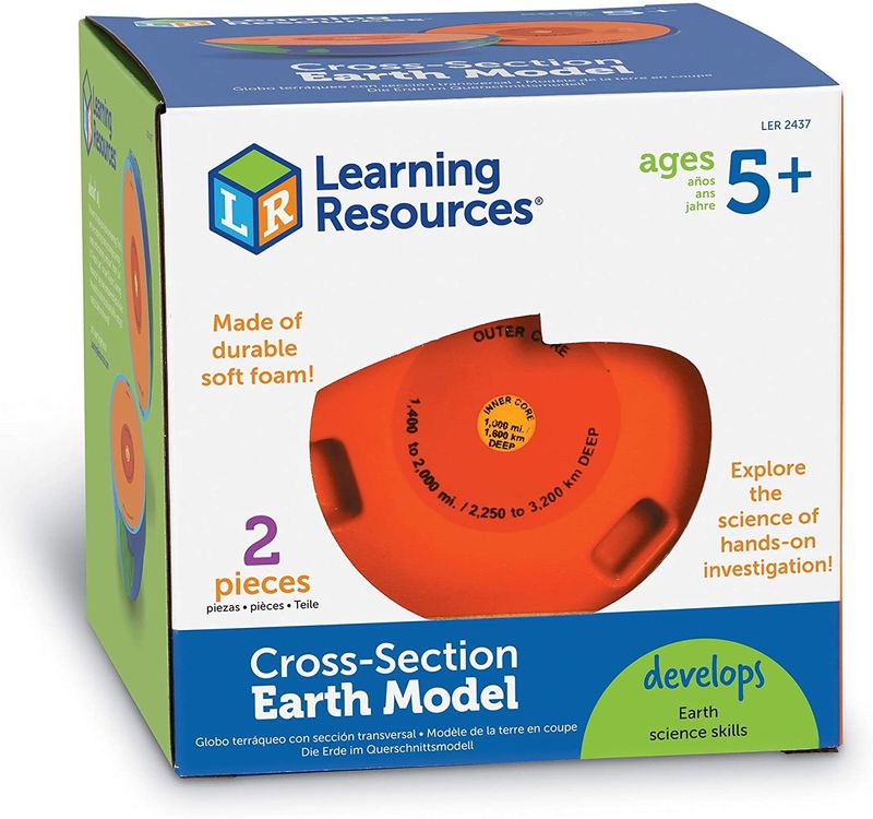 картинка LER2437 Развивающая игрушка "Слои Земли" (демонстрационный материал 13см., 1 элемент ) от магазина снабжение школ